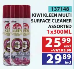 Arrow Cash And Carry KIWI KLEEN MULTI SURFACE CLEANER Assorted offer