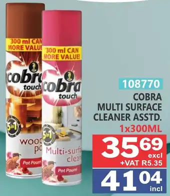 Cobra Multi Surface Cleaner Assorted