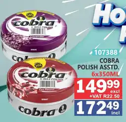 Arrow Cash And Carry Cobra 5-Wax Polish Assorted offer