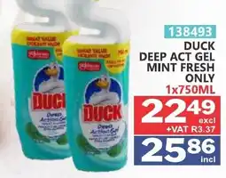 Arrow Cash And Carry DUCK Deep Act Gel Mint Fresh offer