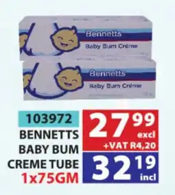 Arrow Cash And Carry Bennetts Baby Bum Creme offer
