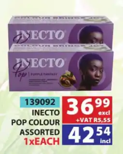 Arrow Cash And Carry INECTO POP COLOUR Assorted offer