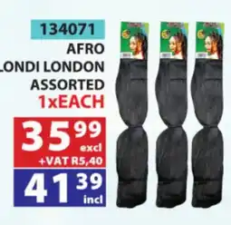 Arrow Cash And Carry AFRO LONDI LONDON Assorted offer
