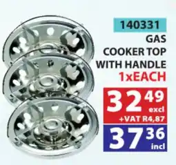 Arrow Cash And Carry GAS COOKER TOP WITH HANDLE offer