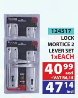 Arrow Cash And Carry Rocca lock mortice 2 lever set offer