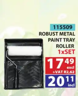 Arrow Cash And Carry Robust metal paint tray roller offer