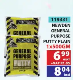 Arrow Cash And Carry NEWDEN GENERAL PURPOSE PUTTY PLAIN offer