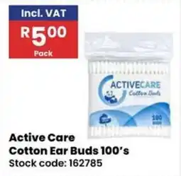 Africa Cash and Carry Active Care Cotton Ear Buds 100's offer