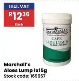 Africa Cash and Carry Marshall's Aloe Lumps offer