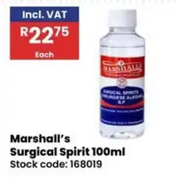 Africa Cash and Carry Marshall's Surgical Spirit offer