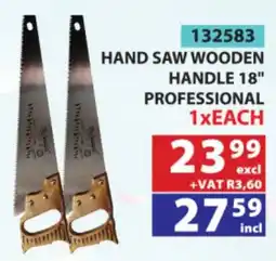 Arrow Cash And Carry Hand saw wooden handle 18" professional offer