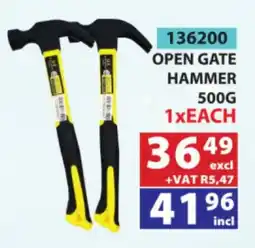 Arrow Cash And Carry OPEN GATE HAMMER offer