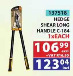 Arrow Cash And Carry Hedge shear long handle c-184 offer