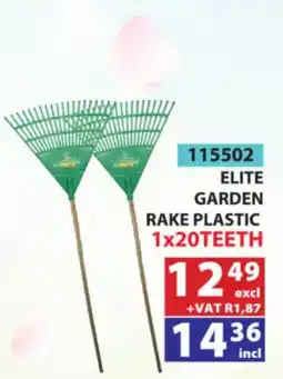Arrow Cash And Carry Elite Garden Rake Plastic offer
