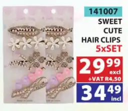 Arrow Cash And Carry SWEET CUTE HAIR CLIPS offer
