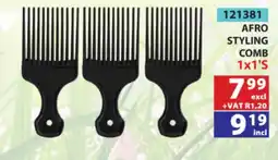 Arrow Cash And Carry Afro styling comb offer