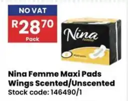 Africa Cash and Carry Nina Femme Maxi Pads offer