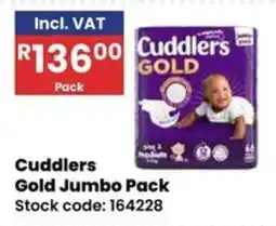 Africa Cash and Carry Cuddlers Gold Jumbo Pack offer