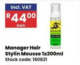 Africa Cash and Carry Manager Hair Stylin Mousse offer