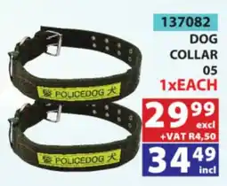 Arrow Cash And Carry POLICEDOG DOG COLLAR offer