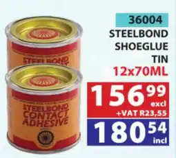 Arrow Cash And Carry STEELBOND SHOEGlUE TIN offer
