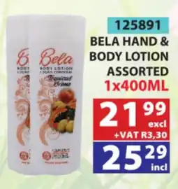 Arrow Cash And Carry Bela Hand & Body Lotion Assorted offer