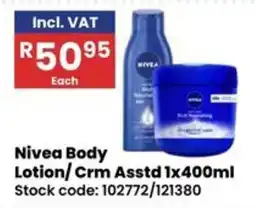 Africa Cash and Carry Nivea Body Lotion/Crm offer