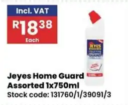 Africa Cash and Carry Jeyes Home Guard Assorted offer