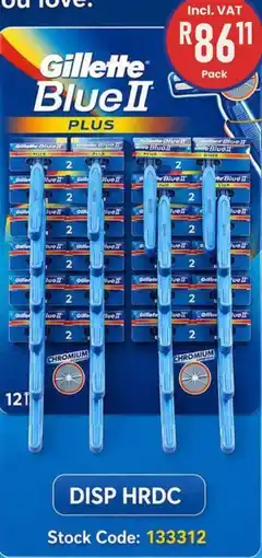 Africa Cash and Carry Gillette Blue II Plus offer