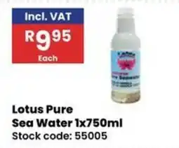 Africa Cash and Carry Lotus Pure Sea Water offer