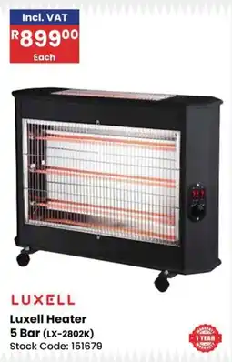 Africa Cash and Carry Luxell Heater 5 Bar offer