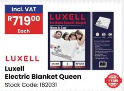 Africa Cash and Carry Luxell Electric Blanket Queen offer