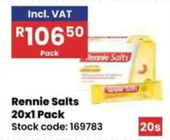 Africa Cash and Carry Rennie Salts offer