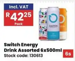 Africa Cash and Carry Switch Energy Drink Assorted offer