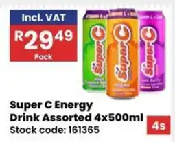 Africa Cash and Carry Super C Energy Drink Assorted offer