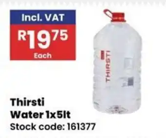 Africa Cash and Carry Thirsti Water offer