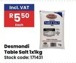 Africa Cash and Carry Desmondi Table Salt offer
