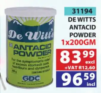De Witt's Antacid Powder