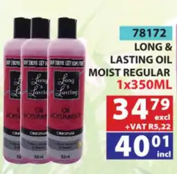 Arrow Cash And Carry Long & Lasting Oil Moisturiser offer