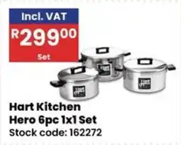 Africa Cash and Carry Hart Kitchen Hero 6pc 1x1 Set offer
