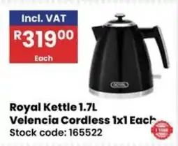 Africa Cash and Carry Royal Kettle 1.7L offer