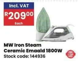 Africa Cash and Carry MW Iron Steam Ceramic Emaald offer