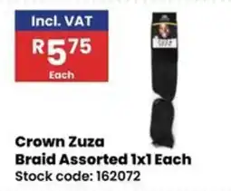 Africa Cash and Carry Crown Zuza Braid Assorted offer