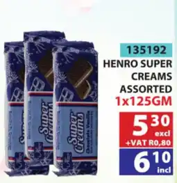 Arrow Cash And Carry Henro Super Creams Assorted offer
