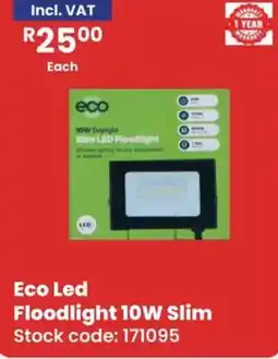 Africa Cash and Carry Eco Led Floodlight 10W Slim offer