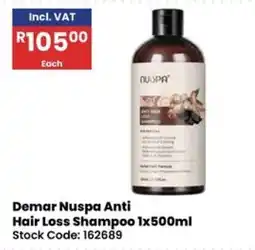 Africa Cash and Carry Demar Nuspa Anti Hair Loss Shampoo offer