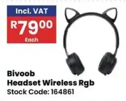 Africa Cash and Carry Bivoob Headset Wireless Rgb offer