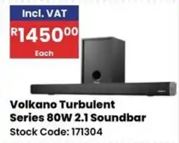 Africa Cash and Carry Volkano Turbulent Series 80W 2.1 Soundbar offer