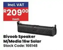 Africa Cash and Carry Bivoob Speaker M/Media 16w Solar offer