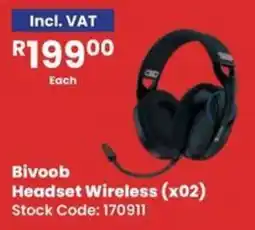 Africa Cash and Carry Bivoob Headset Wireless offer